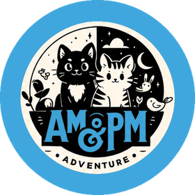 問問貓 AM&PM LOGO